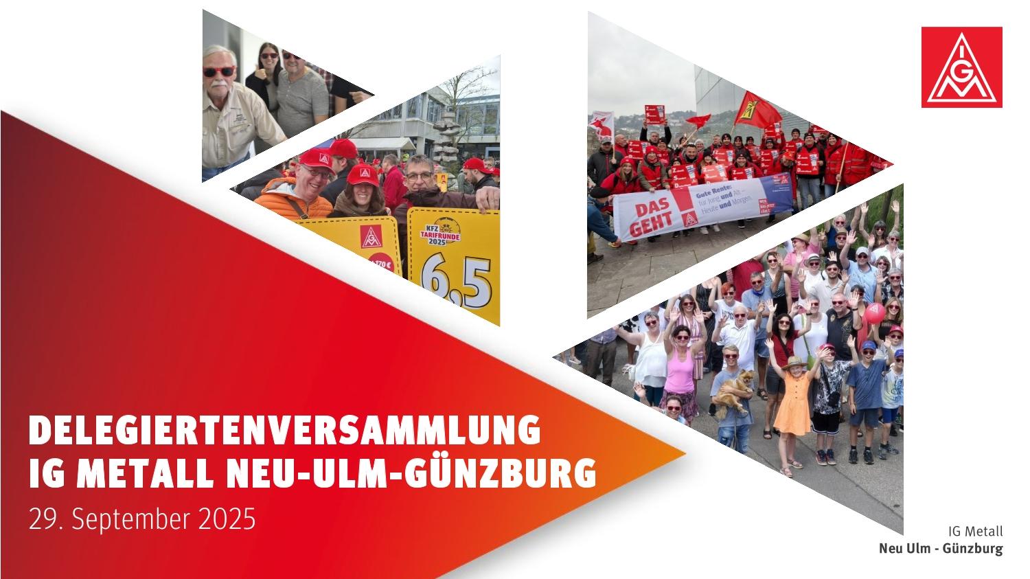 Präsentation der 7. Delegiertenversammlung
