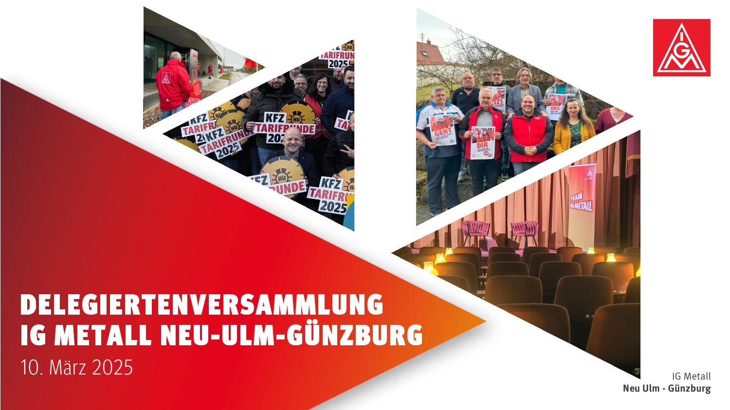 Präsentation der 5. Delegiertenversammlung